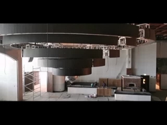 পেশাদার অ্যালুমিনিয়াম খাদ সার্কেল লাইটিং ক্লাবের জন্য বৈদ্যুতিক লিফট ট্রাস