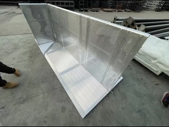 ভিড় বাধা অ্যালুমিনিয়াম ভিড় নিয়ন্ত্রণ Mojo কংক্রিট মঞ্চ কনসার্ট বাধা