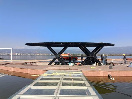 Versatile And Durable Hydraulic Rotating And Lifting Aluminum Stage Platform