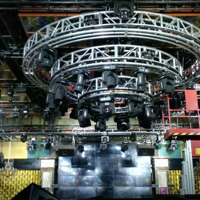 Rotating Circle Truss Lifting Stage Aluminum Truss For Sale