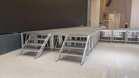 Adjustable Aluminum Stage Platform Customizable and Safe for Performances