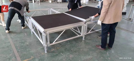 Adjustable Aluminum Stage Platform Customizable and Safe for Performances