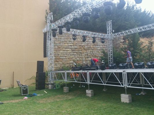 Aluminum Stage Platform Sturdy And Stable For Safe And Successful Performances